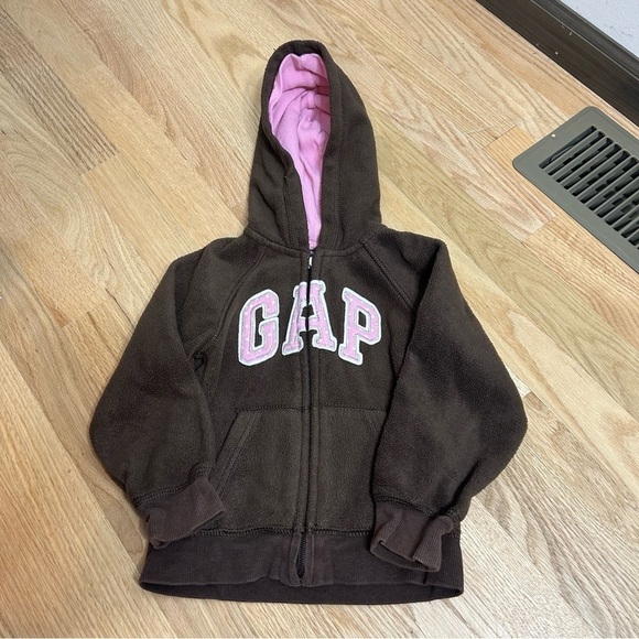 4T Gap Hooded Sweatshirt Gymboree Rainbow Striped Cardigan Bundle Lot - Picture 5 of 5